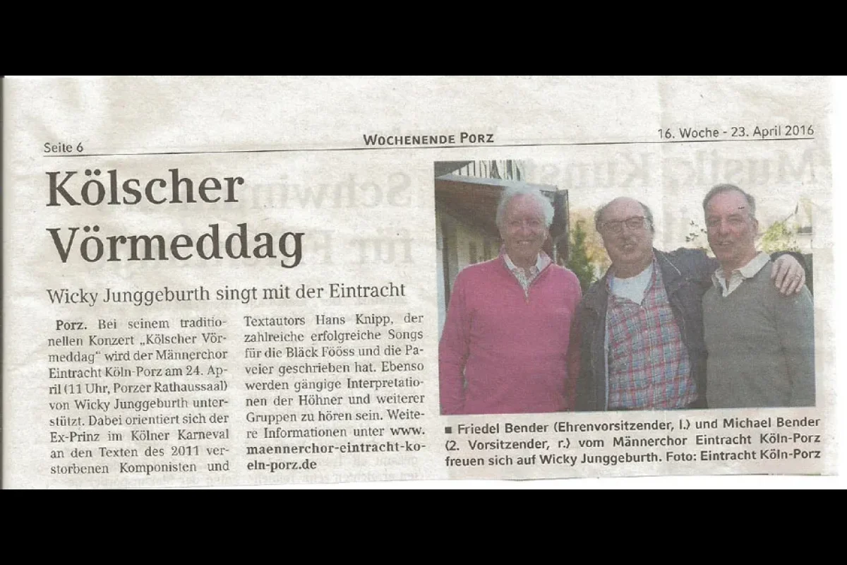 Kölscher Vörmeddaach 2016 Kölscher Vörmeddaach 2016