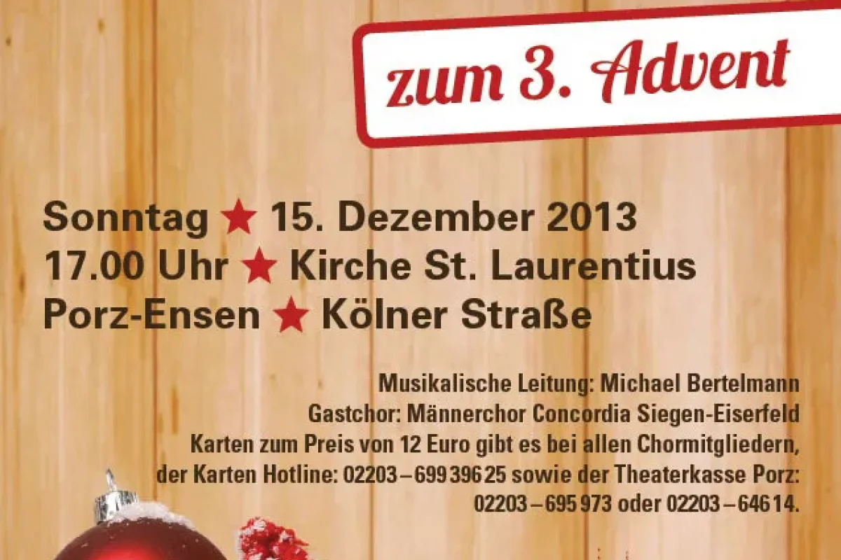 Weihnachtskonzert in St. Laurentius 2013