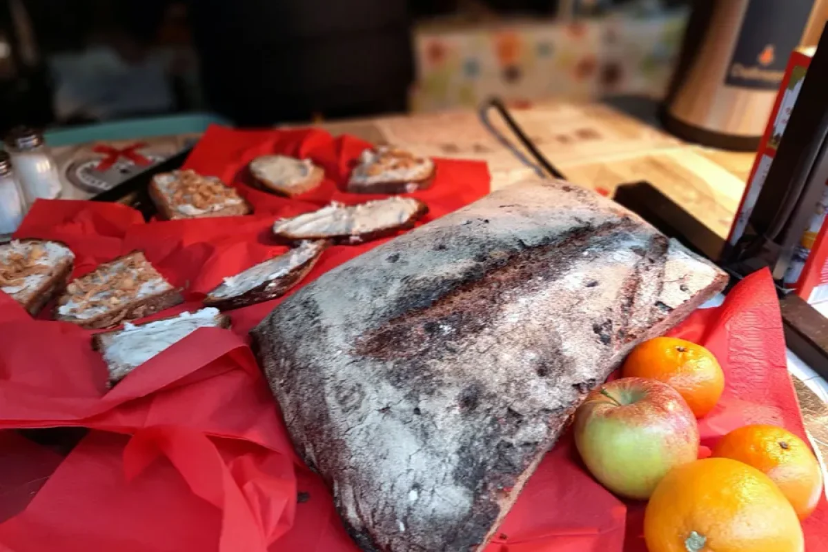 Die Eintracht auf dem Porzer RHEINachtsmarkt