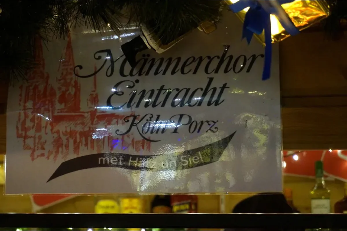 Die Eintracht auf dem Porzer RHEINachtsmarkt